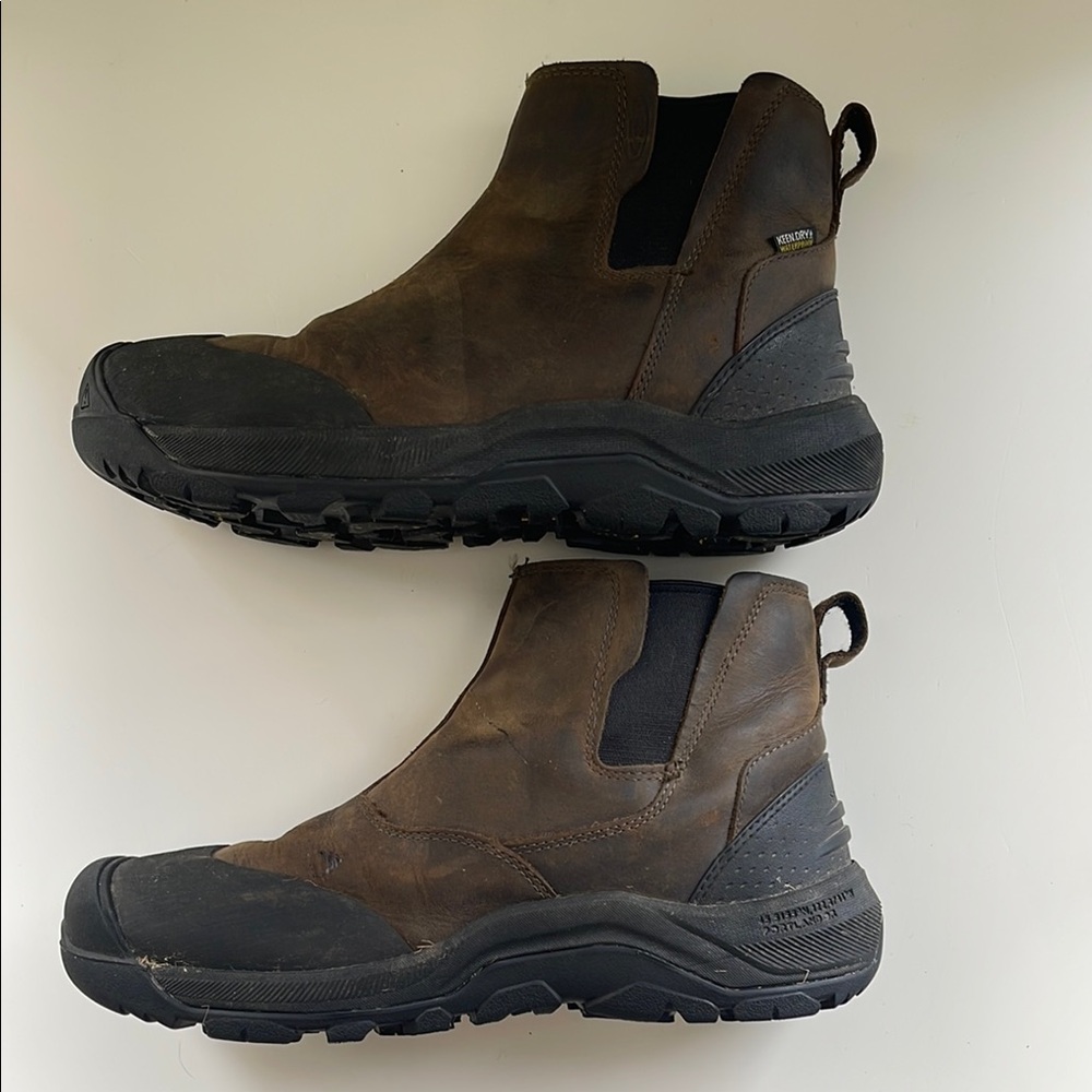 Keen Revel IV Waterproof Chelsea Boots Men's Brown Leather (Size 11)